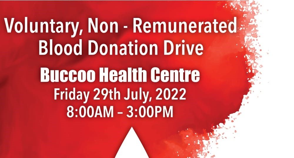 Blood Drive – Buccoo Health Centre (29/7/22)